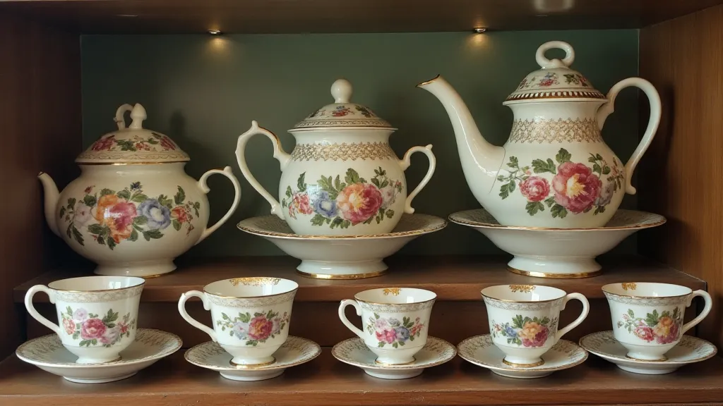 Comparison of porcelain and bone china tea cups