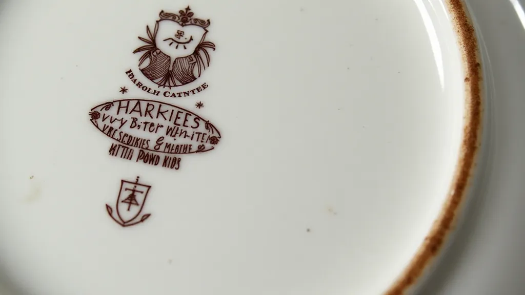 Examples of different Dresden china marks