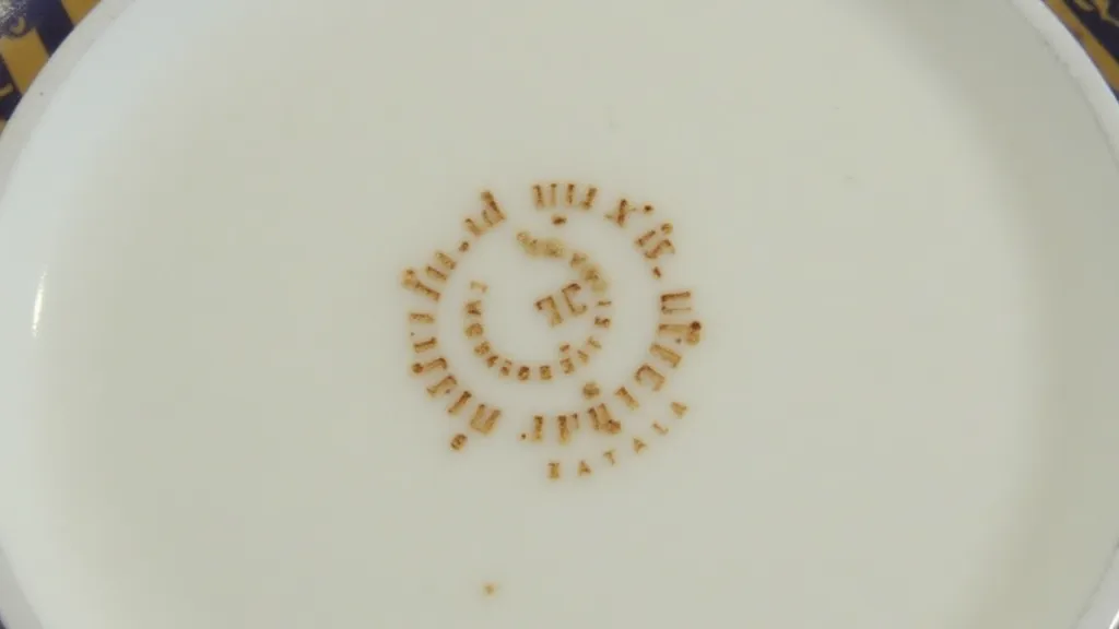 Faded hallmark on antique tea cup base