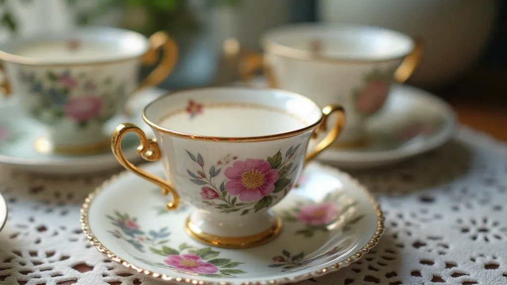 Collection of Shelley tea cups